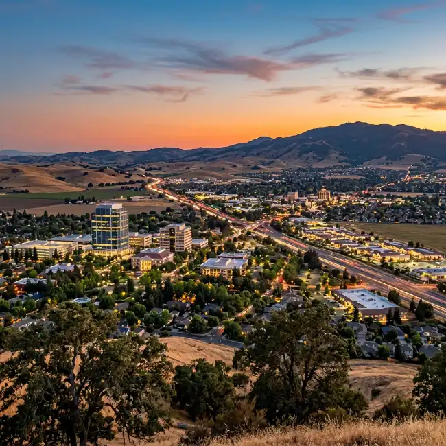 Downtown view fairfield