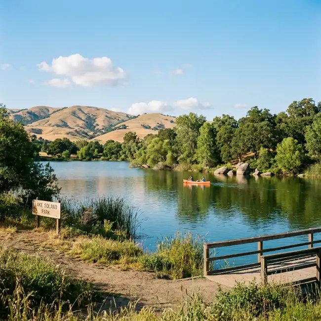 Lake solano view